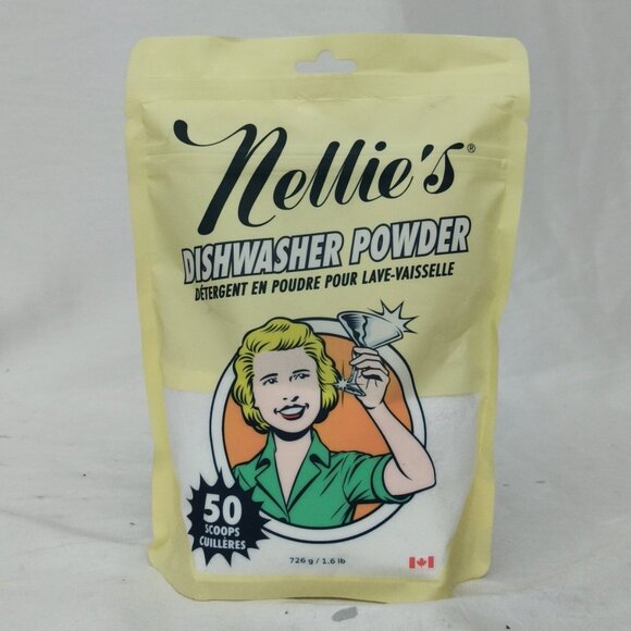 Nelly’s Dishwasher Powder Detergent 50 Scoops 726 g 1.6 lb NEW - Picture 1 of 5